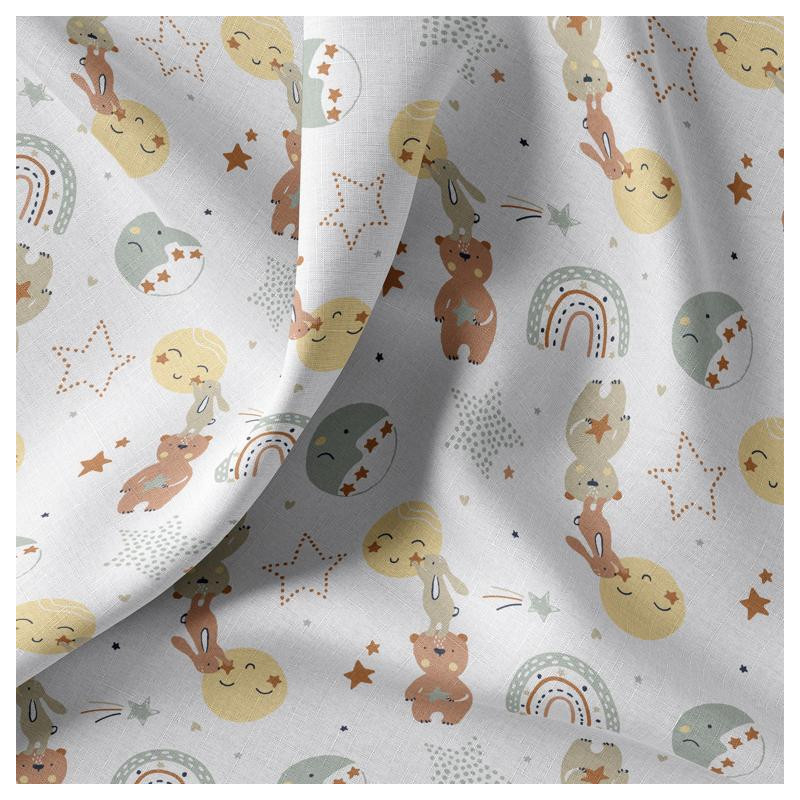 Printed Cotton LALOUNA White / Vintage Multicolored